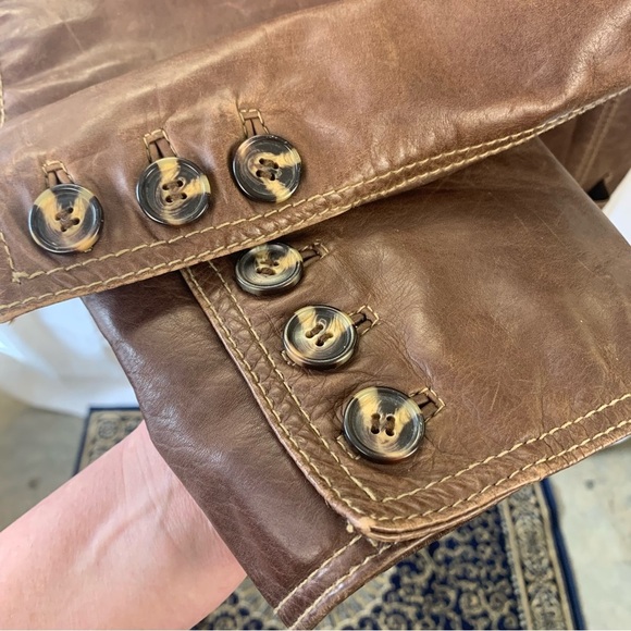 Y2K Brown Danier Leather Jacket - Picture 8 of 15